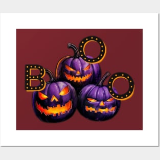 boo halloween Posters and Art